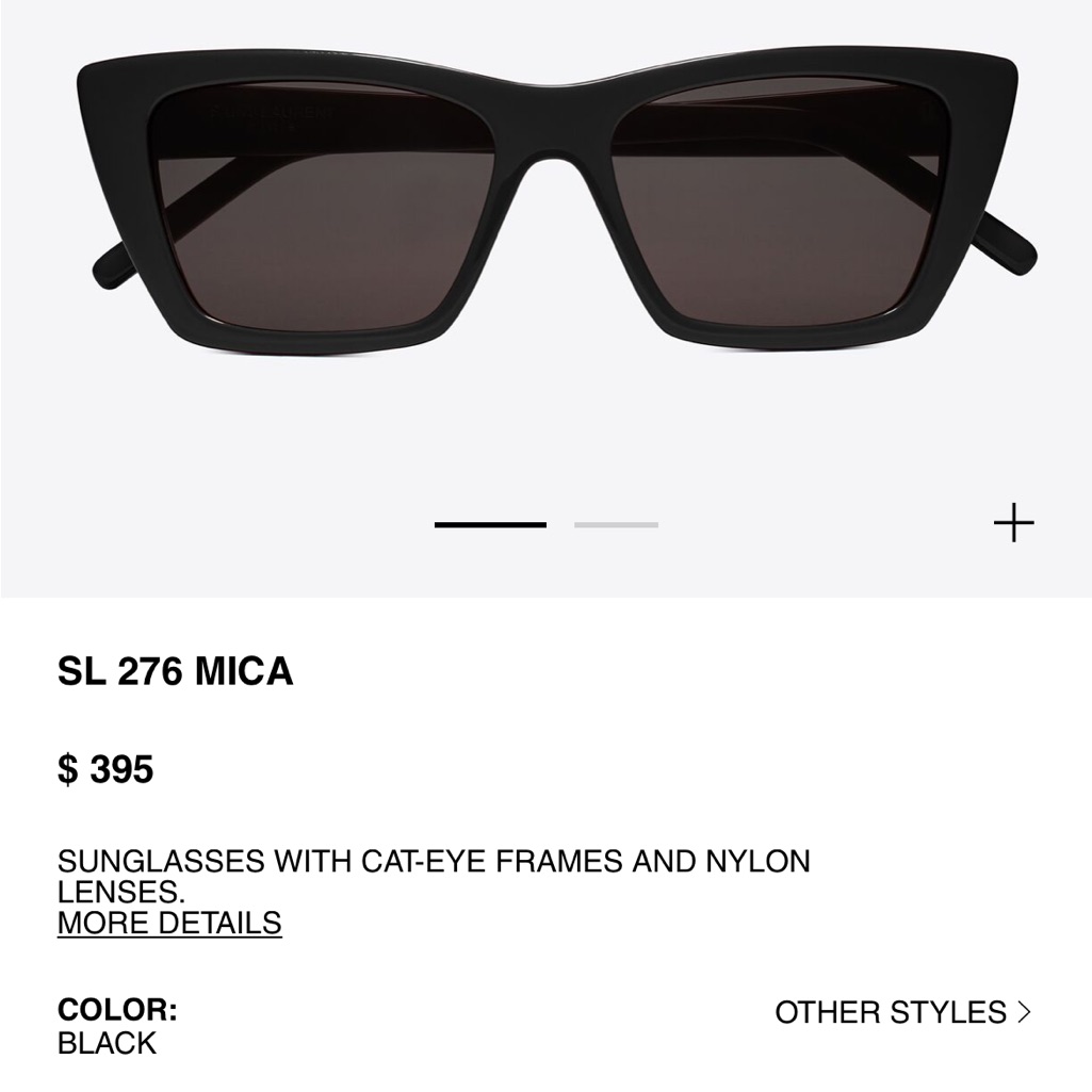 St Laurent 276 Mica Sunglasses